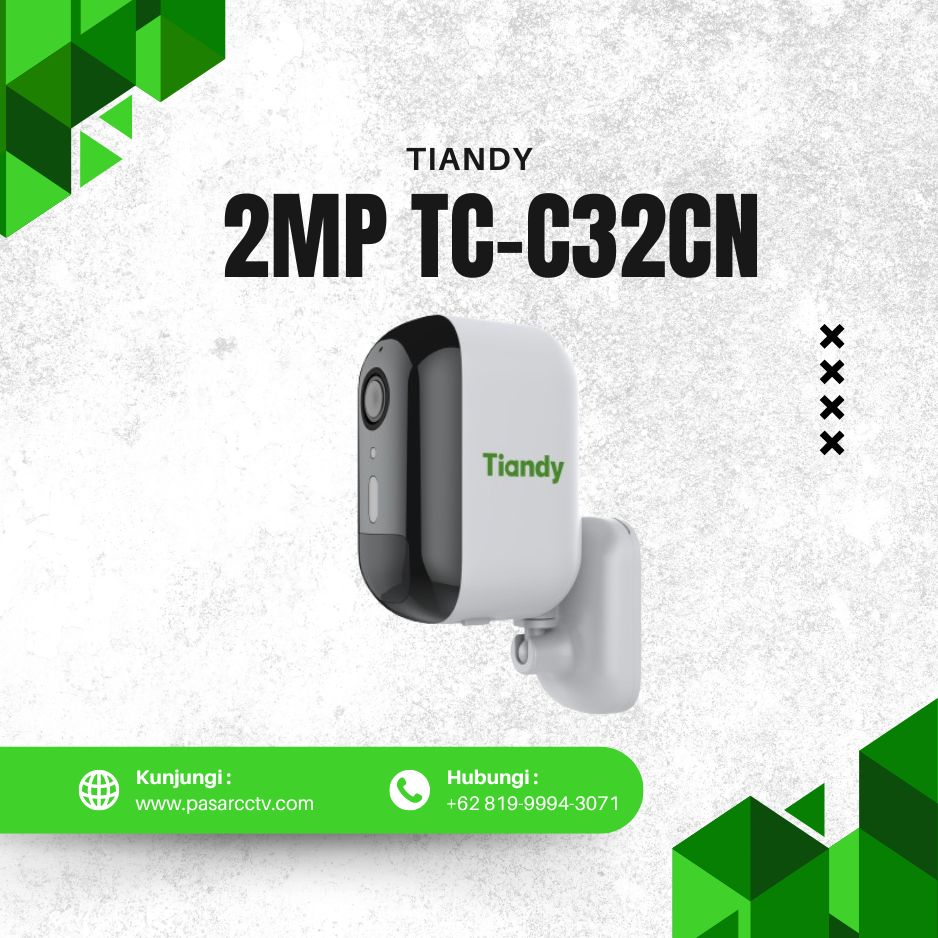 TIANDY 2MP Fixed Wi-Fi Bullet Camera TC-C32CN | PASAR CCTV